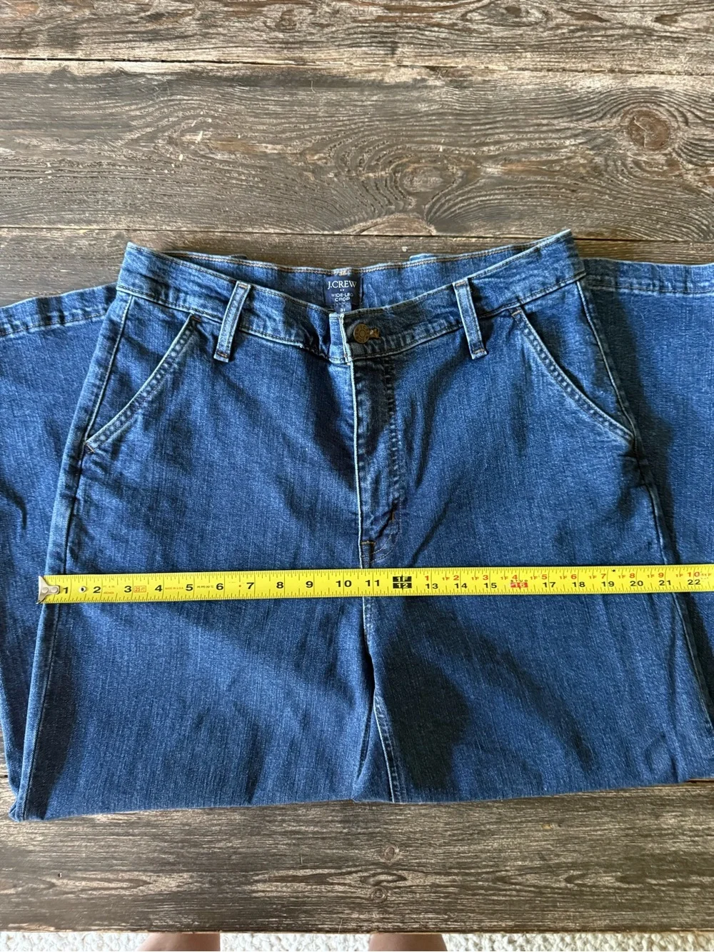 J.Crew Wide-Leg Crop | Size 31 | Medium Wash